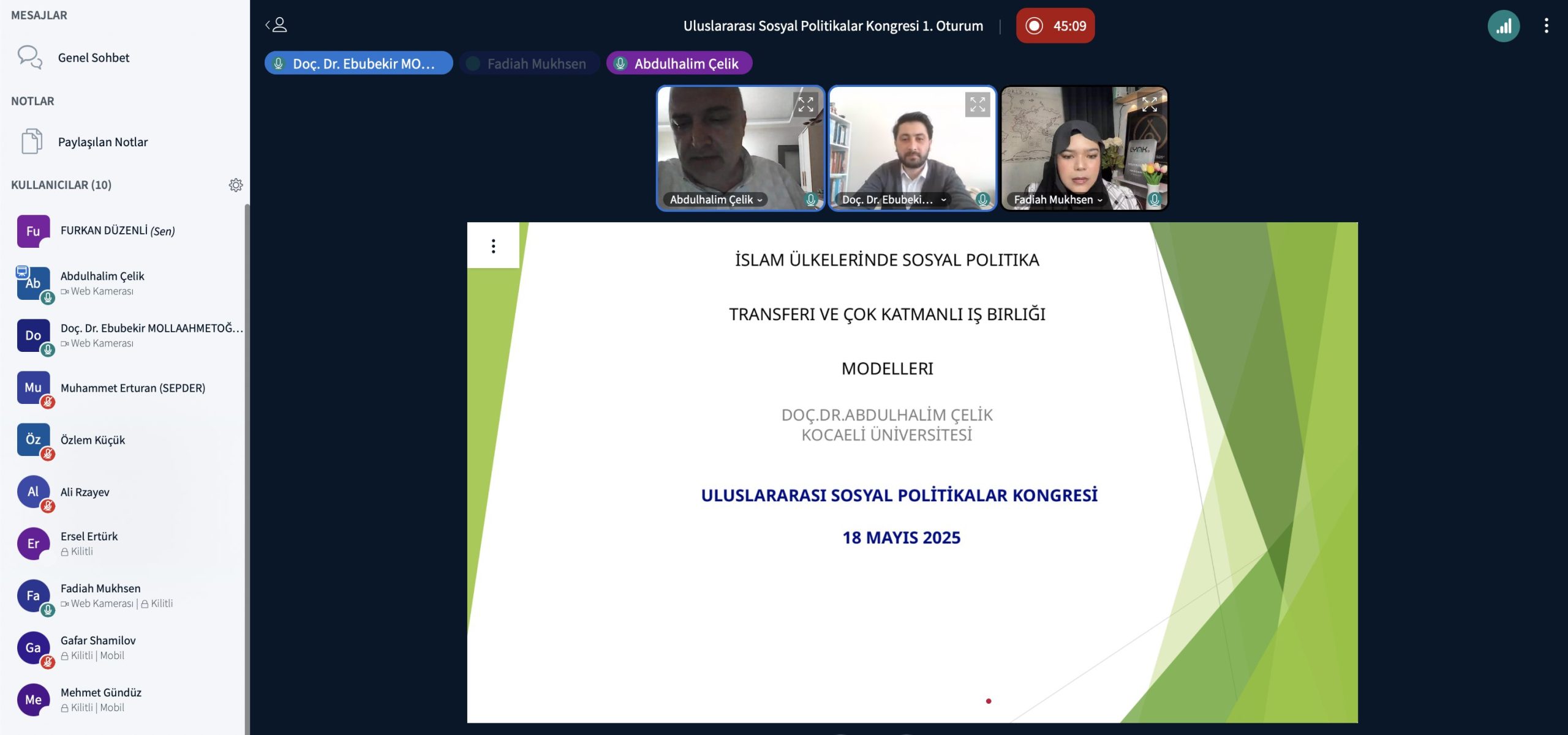1st International Congress on Social Policies